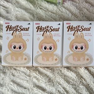 Pop Mart Labubu 'Have A Seat' Collectible Figure. Authentic with verified scan.